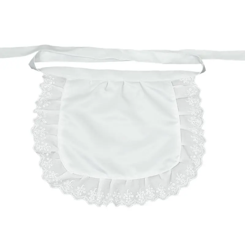 

Черный белый фартук-сарафан полиэстер