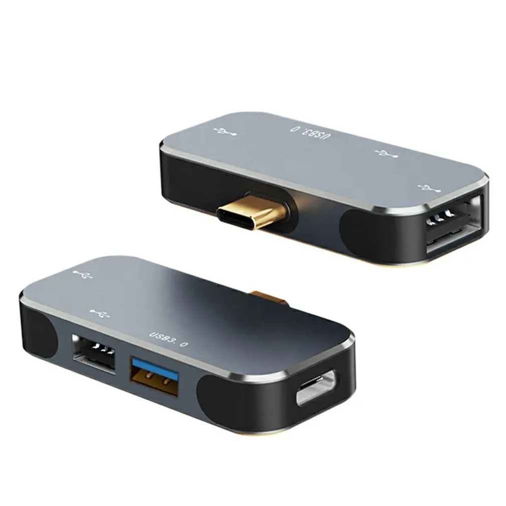 

TypeC To USB 3.0/USB 2.0 Splitter 4 Ports USB Hub Charger Hub Adapter USB Splitter for Phone Tablet Computer Computer Accessorie