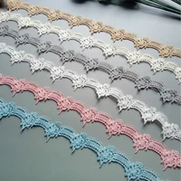 3 yard vintage flower lace embroidered lace trim ribbon applique diy sewing craft crochet fabric edging trimmings dress