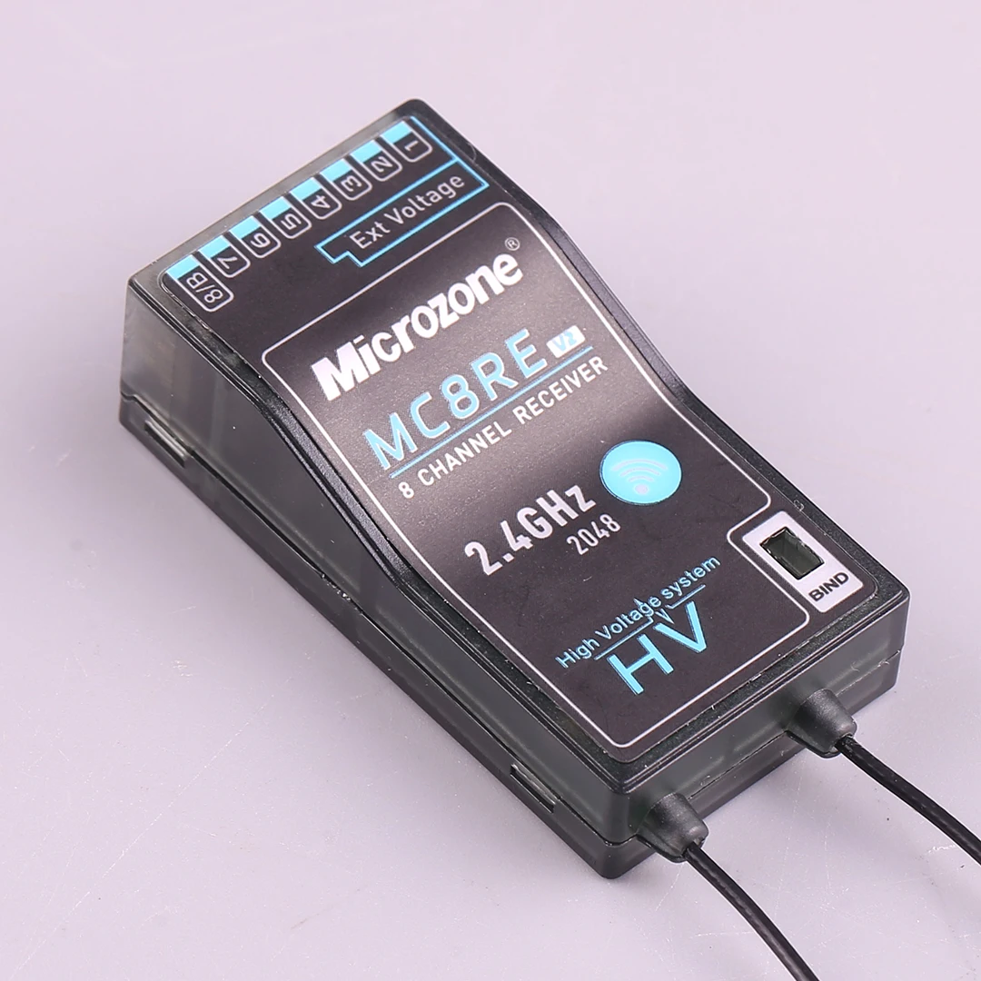 Приемник Microzone Mike MC8RE V2 8-канальный MC7mini модель автомобиля с дистанционным