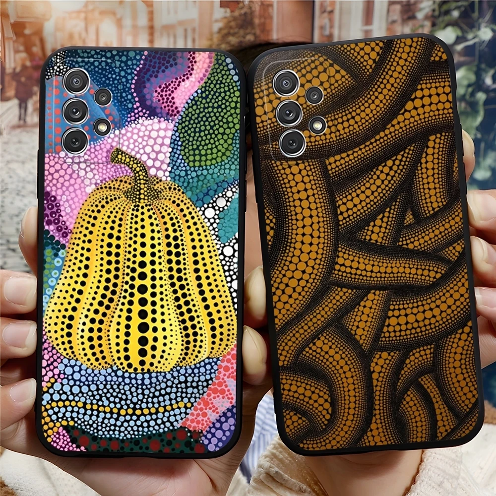 Yayoi Kusama Phone Case for Samsung Galaxy S24 S23 S22 S25 S20 A16 S21 Ultra Fe Plus M54 A34 A54 A24 A53 Coque