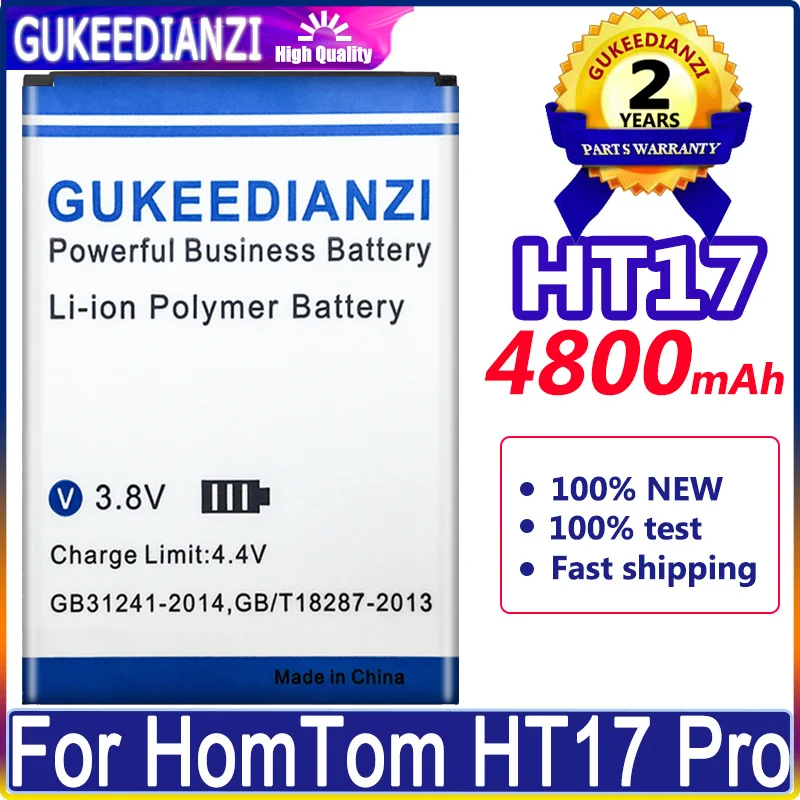 

HT 174800mAh Battery For HomTom HT17 Pro HT17Pro HT 17 Pro High Capacity Replacement Battery Li-polym Bateria + Free Tools