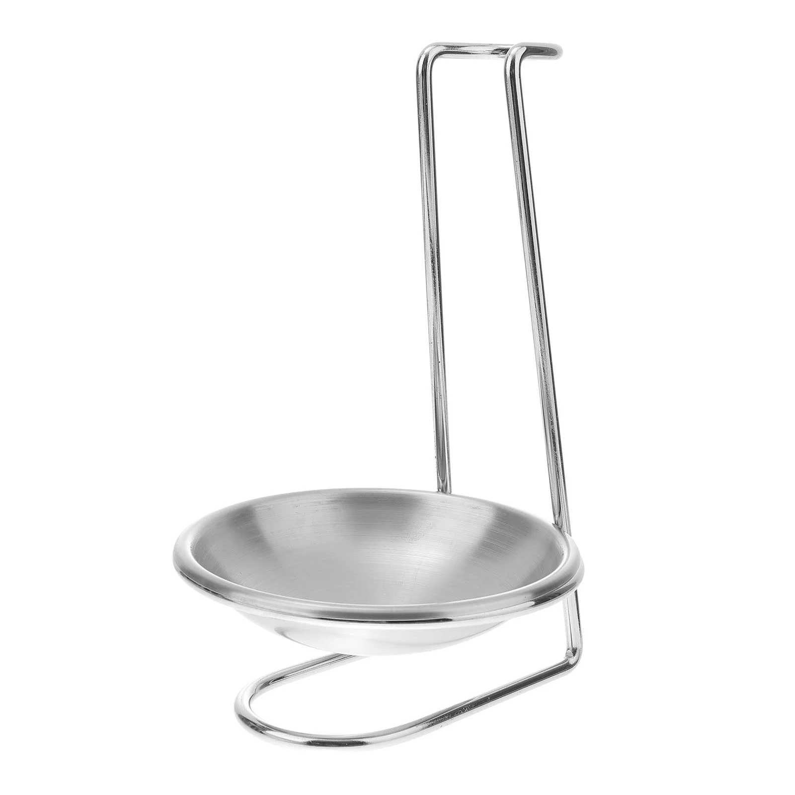 

Easy Clean Spoon Rest Holder Colander Rack Metal Space Saving Ladle Desk Organization