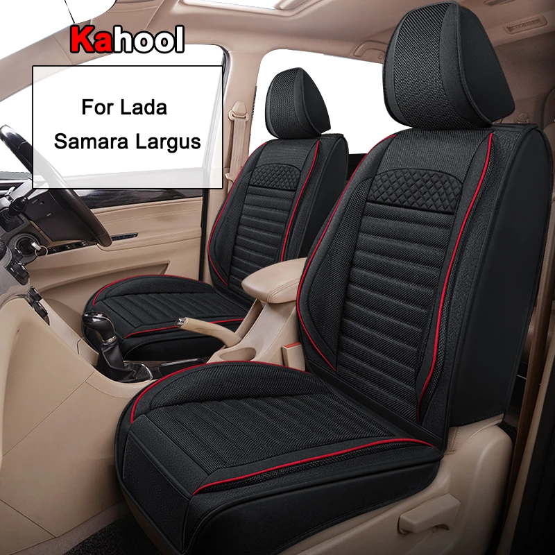 

KAHOOL Car Seat Cover For Lada Samara Largus Priora Toscana Vesta 110 111 112 2114 2111 Auto Accessories Interior (1seat)