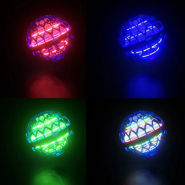 Flying Ball Boomerang Drone Flyorb Magic With LED Lights Toys Hover Ball Fly Nova Orb Flying Spinner Fidget Children Family Gift 2