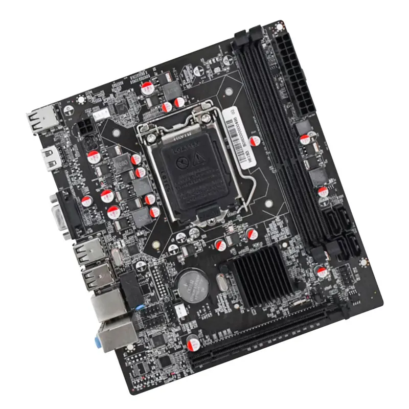 Материнская плата H61 LGA1155 с гнездом Sever десктопная материнская поддержкой ЦП + SATA