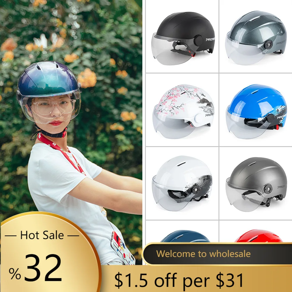 

Bicycle Helmet Mountain MTB Road Bike Cycling Sports Safety Helmet With Goggle All Size For MenWomen MTB Road Bike Helmets