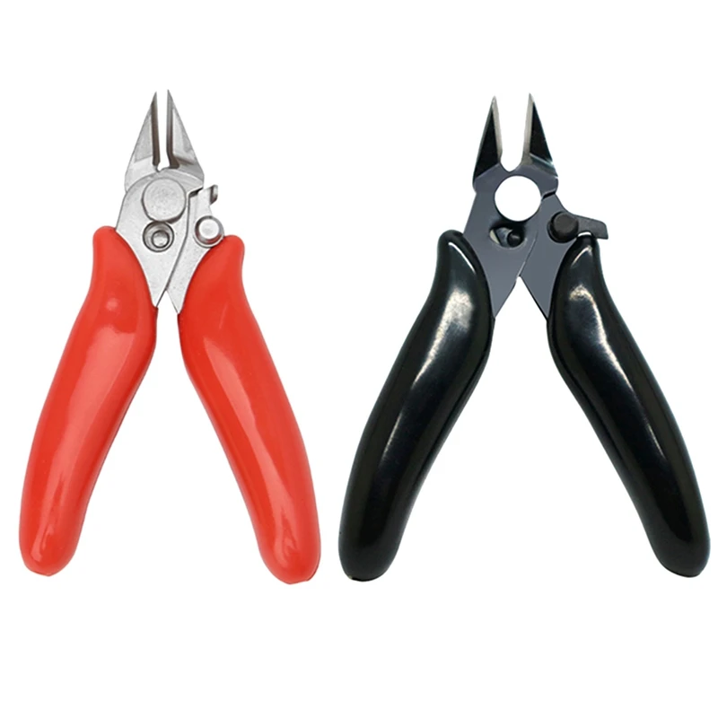 

Кусачки HLZS диагональные, 3,5 дюйма, миниатюрные кусачки, маленькие электронные кусачки для мягкой резки, провода, изоляционная резиновая руч...