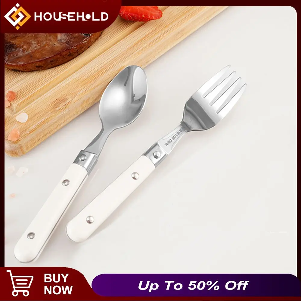 

Environmental Protection Of Tableware Fork And Spoon Suit Feel Outstanding Direct Contact With Food Stainless Steel Spoon