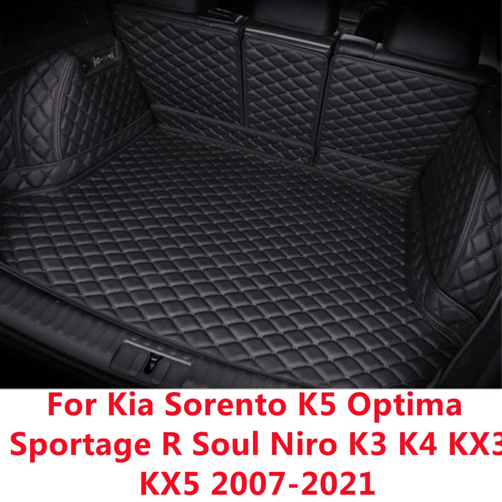 

SJ Custom подходит для Kia Sorento K5 Optima Sportage Soul Niro K3 K4 KX3 KX5 полный комплект Автомобильный багажник коврик задний поднос для багажника поднос задний груз