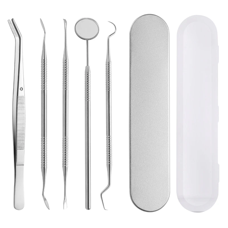 

5 шт., набор стоматологических инструментов из нержавеющей стали