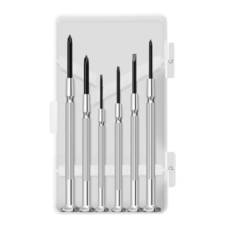 

6Pcs Precision Mini Screwdriver Watch Repair Tool Slotted Thin Screwdriver Phone Tablet Repairing Tools Set Dropship