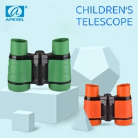 apexel professional kids binocular 4x30 telescope children learning telescope bird watching folding optics binocular for camping