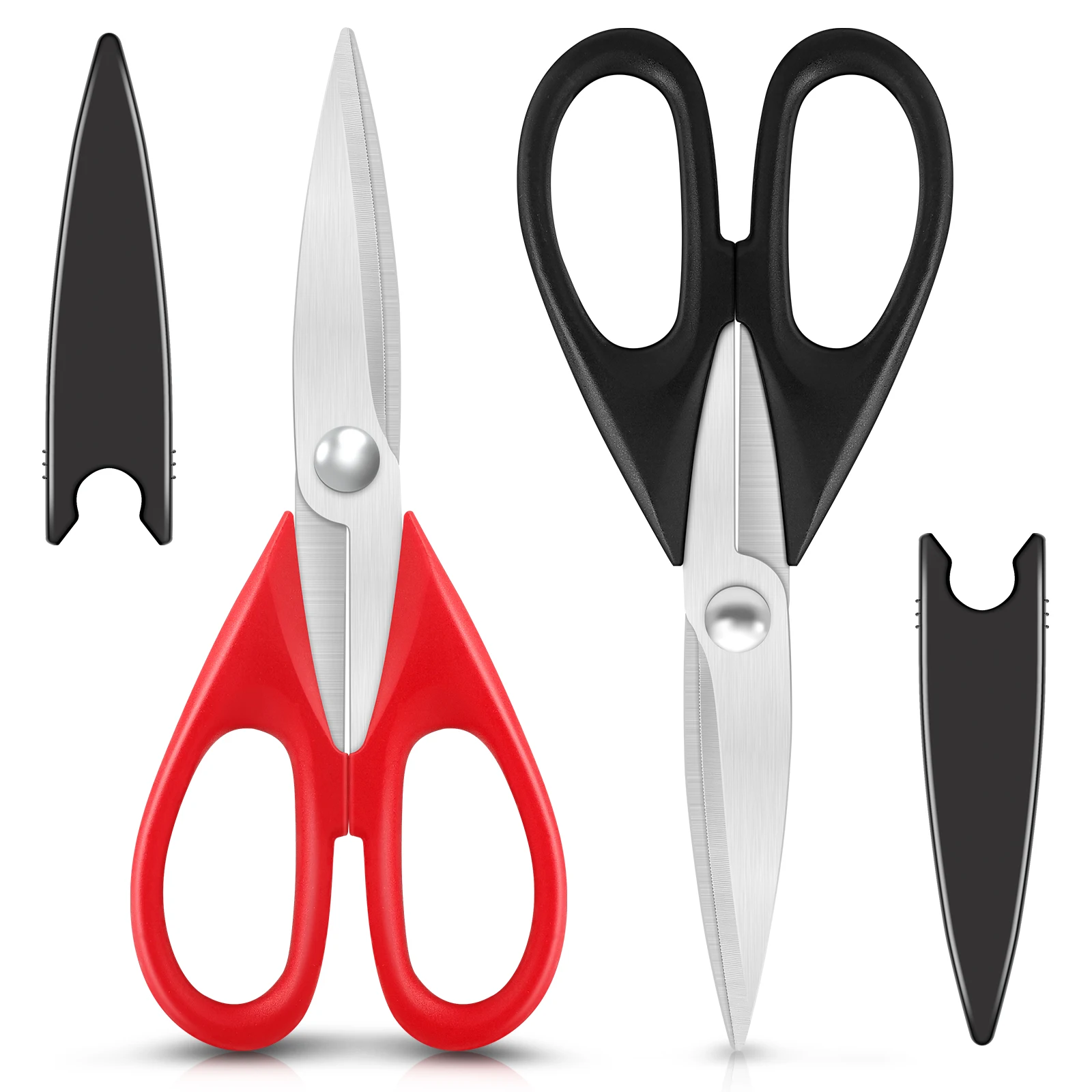Кухонные ножницы, кухонные ножницы, сверхмощные кухонные ножницы, безопасные для посудомоечной машины кухонные ножницы для общего использования