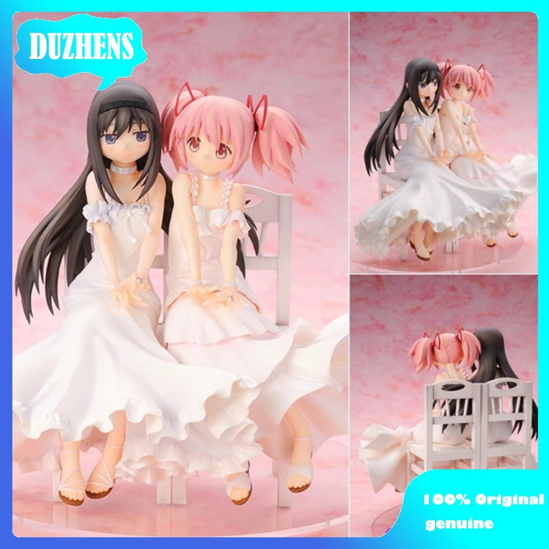 

100% оригинал: Puella Magi Madoka Magica Kaname Madoka & Akemi Homura 17 см фигура аниме модель игрушки фигурка кукла подарок