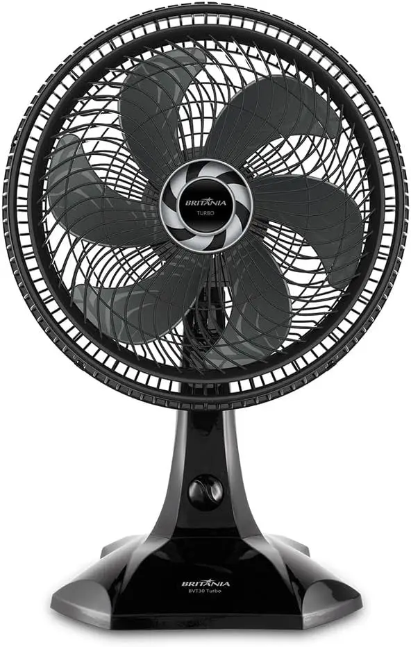 

BVT30 Turbo, 220V, Preto, 3 velocidades, Hélice de 6 pás