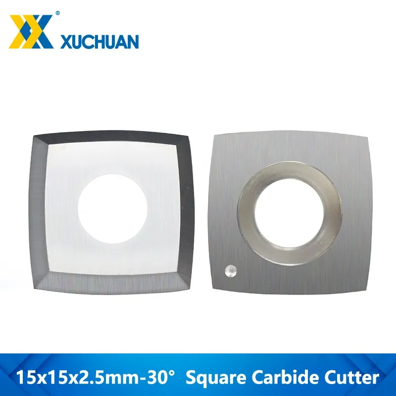 

Carbide Inserts Cutter 4-Edge Square Round Edge Blades 1pc 15x15x2.5mm R50 For Helical Lathe Turning Cutter Tool Carbide Insert