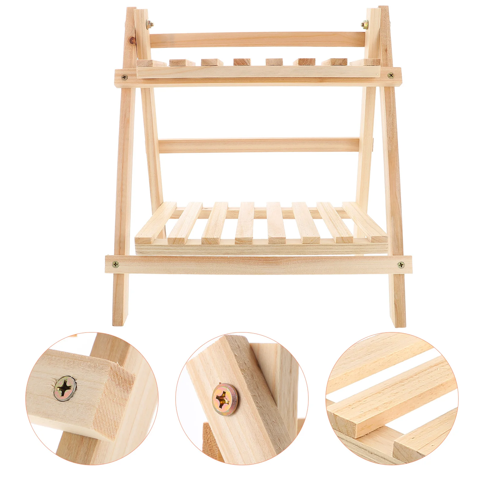 

Деревянная настольная полка для хранения, 2-уровневая настольная книжная полка, двойная деревянная полка, настольная полка для хранения, де...