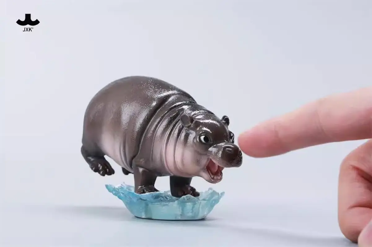 Фото Fanatic JXK JXK265 Hippo 4,0 10 см статическая модель животного орнамент аксессуары в наличии №5