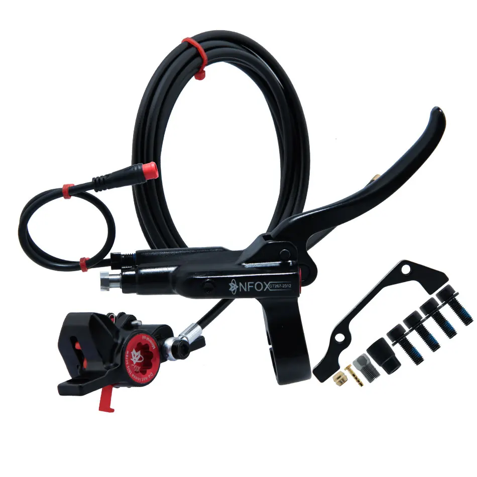 

NFOX GT267 Right Disc Right-hand Rear Oil Brake Black Power-off Electric Assist E-bike Off-road Skateboard Driving 2300mm