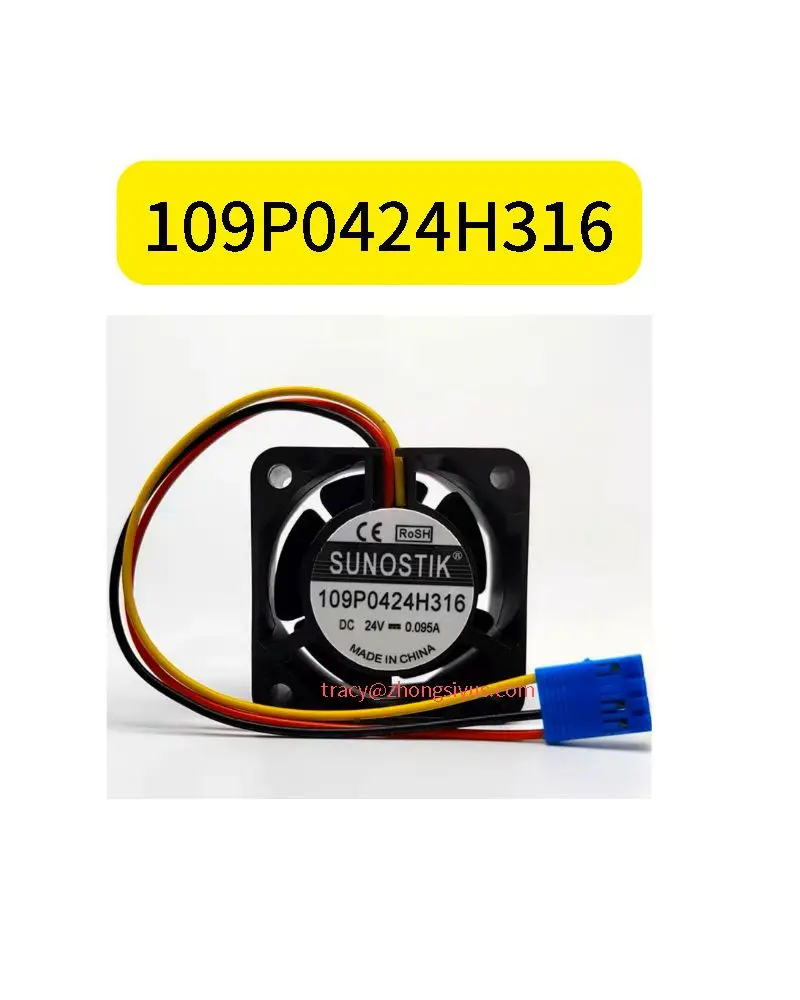 Совершенно новый вентилятор 109P0424H316 DC24V 0.095A