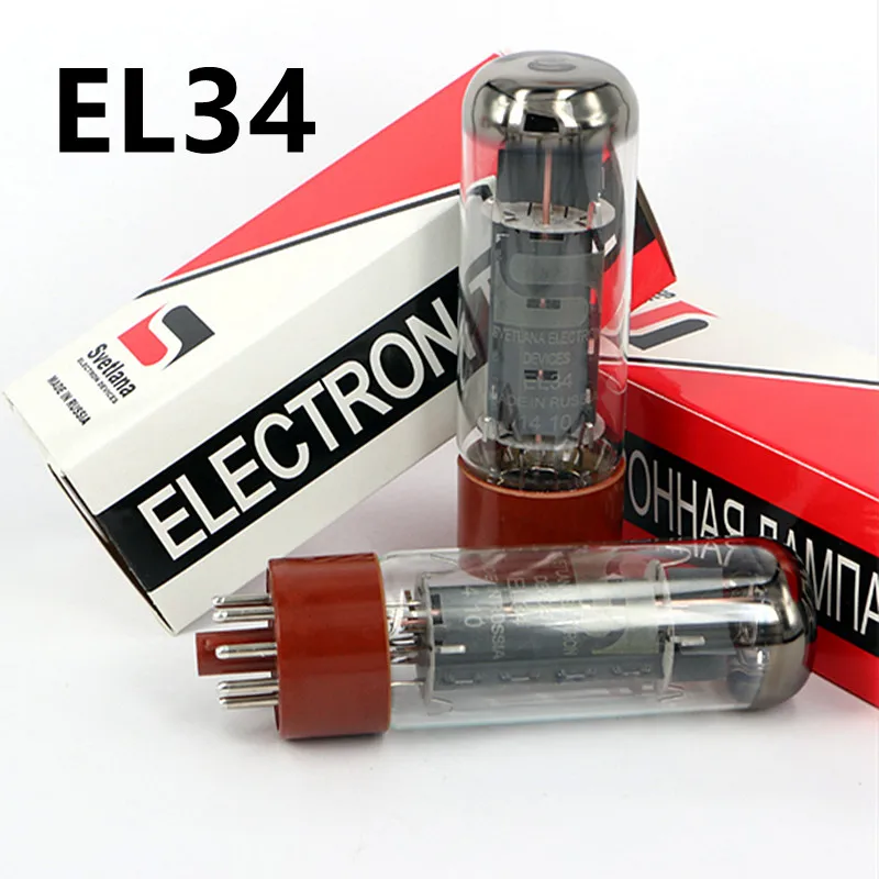

Vacuum Tube SVETLANA EL34 Replace 6CA7 6P3P 6L6 EL34B Factory Test And Match