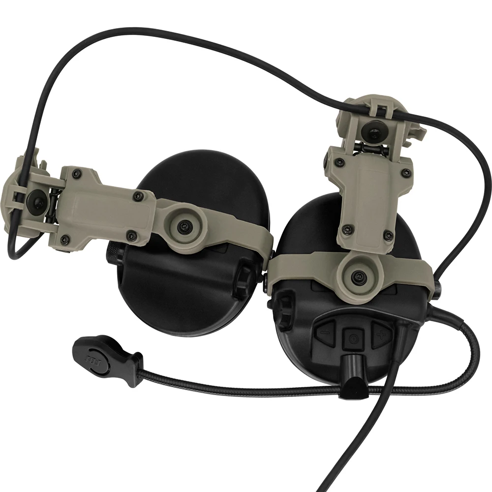 Noise Cancelling Protective Silicone Ear Pad Headphones, Sports Helmet ARC Rails Fits SORDIN Noise Cancelling Headphones