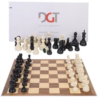 exquisite plastic large children beginner plastic weighted chess set