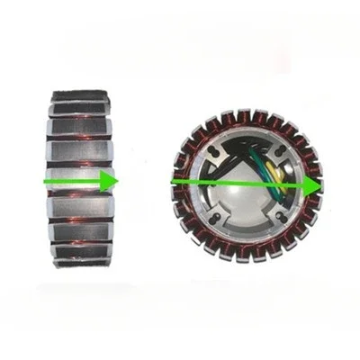 48 в 60 72 3000 Вт 5000 Генератор удлинителя диапазона электромобиля роторный статор 27