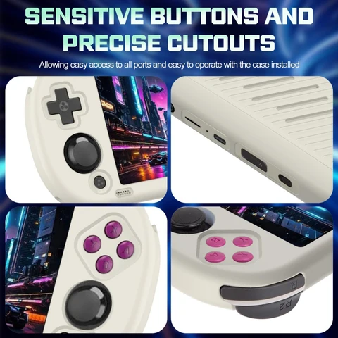 Силиконовый чехол и стекло DIXSG для Trimui Smart Pro