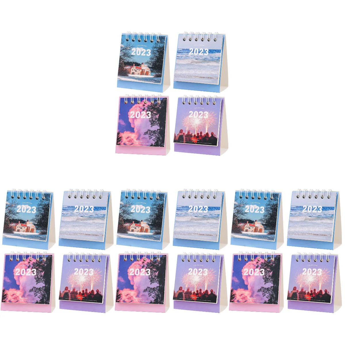 

Маленький настольный календарь, 16 дюймов, календарь, украшение для стола на 2023 год, календарь для дома