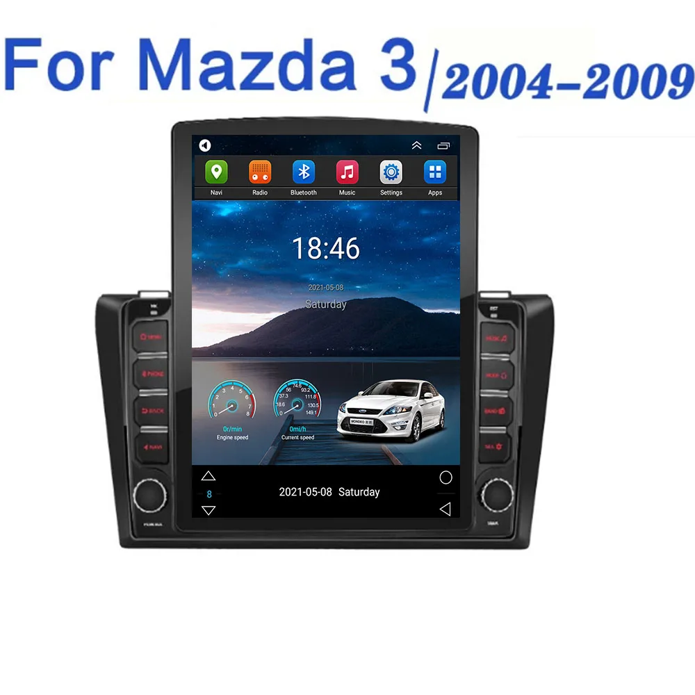 

For Mazda 3 2004-2013 maxx 2 din Android Auto CarPlay Car Radio Video Multimedia Player Navigation 9.7" for Tesla screen stereo