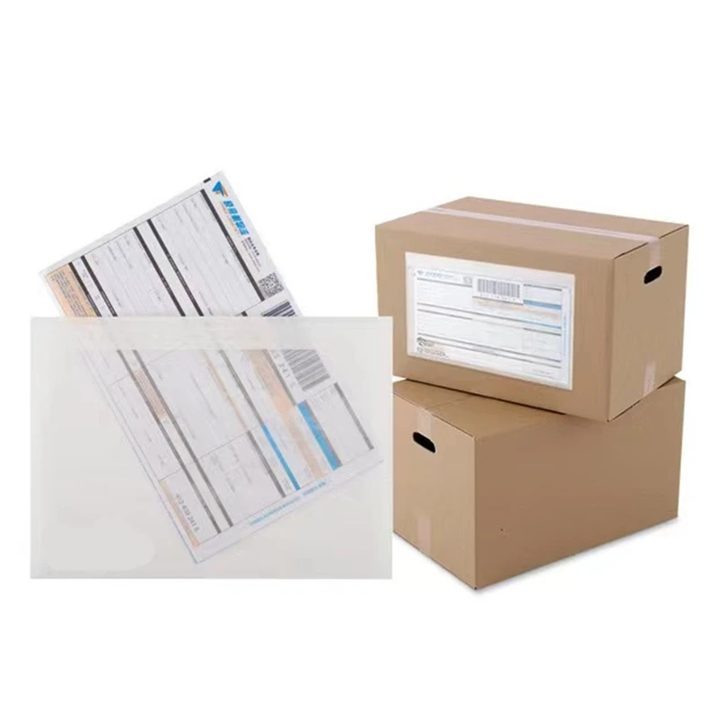 50 шт., пластиковые прозрачные пакеты для документов