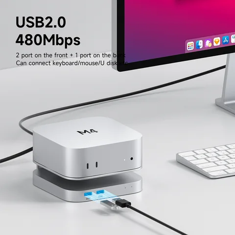 Hagibis концентратор USB C с SSD для Mac mini M4/M4 Pro