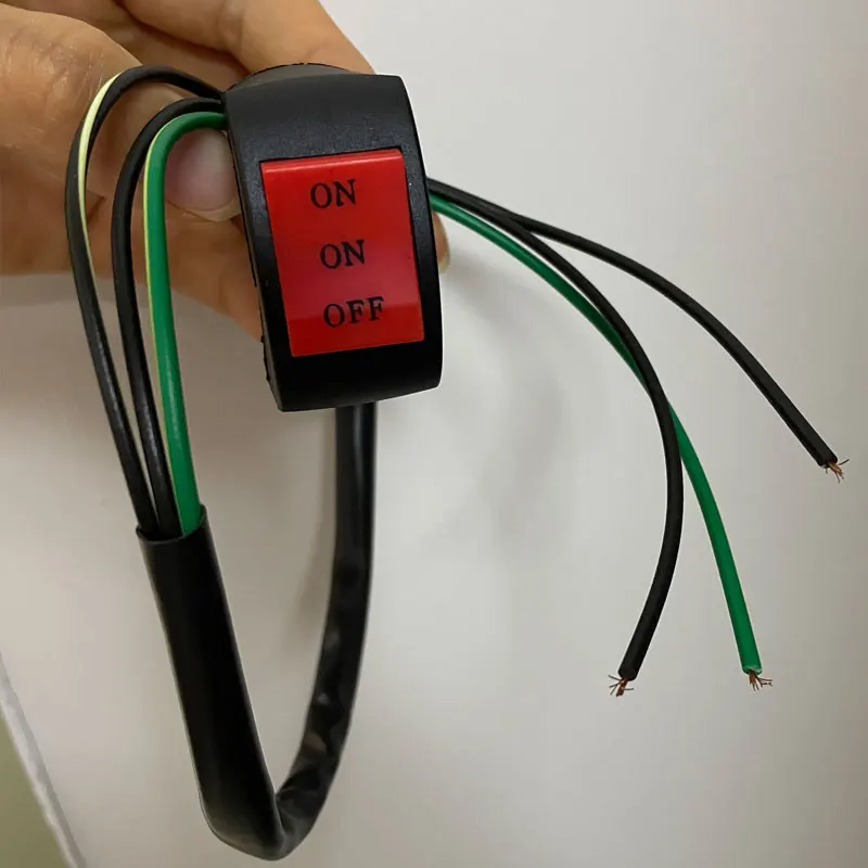 22мм Переключатель фары LED для мотоцикла с тремя линиями на руле