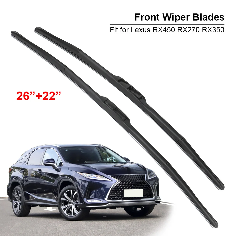 

Car Accessories 2 PCS Front Windscreen Windshield Wipers Windscreen Wiper Blades For Lexus RX450 RX270 RX350