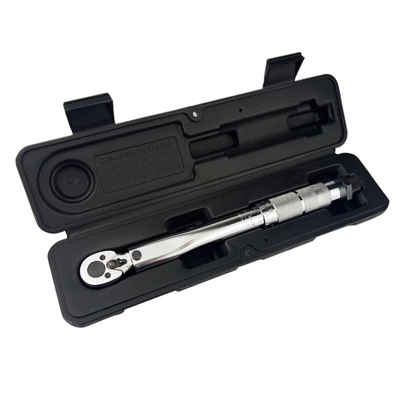 

HOT Torque Wrench 1/4 5-25NM Adjustable Square Drive High Precision Ratchet Wrench Home Car Bike Repair Hand Tools Spanner