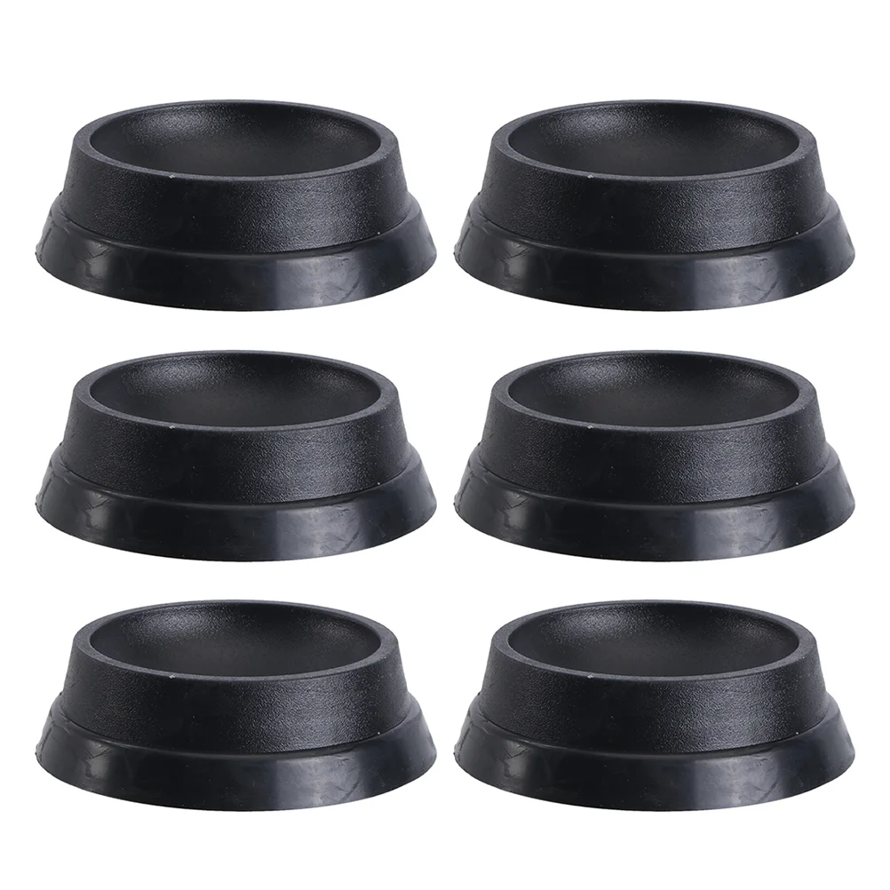 

6 Pcs Roller Chair Mat Wheel Stopper Round Crib Furniture Leg Pad Japanese Caster Cup Floor Protector Table Legs