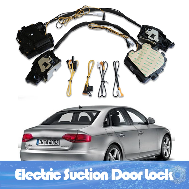

Smart Auto Electric Suction Door Lock for Audi A4 2014-2023Automatic Soft Close Door Super Silence Car Vehicle Door