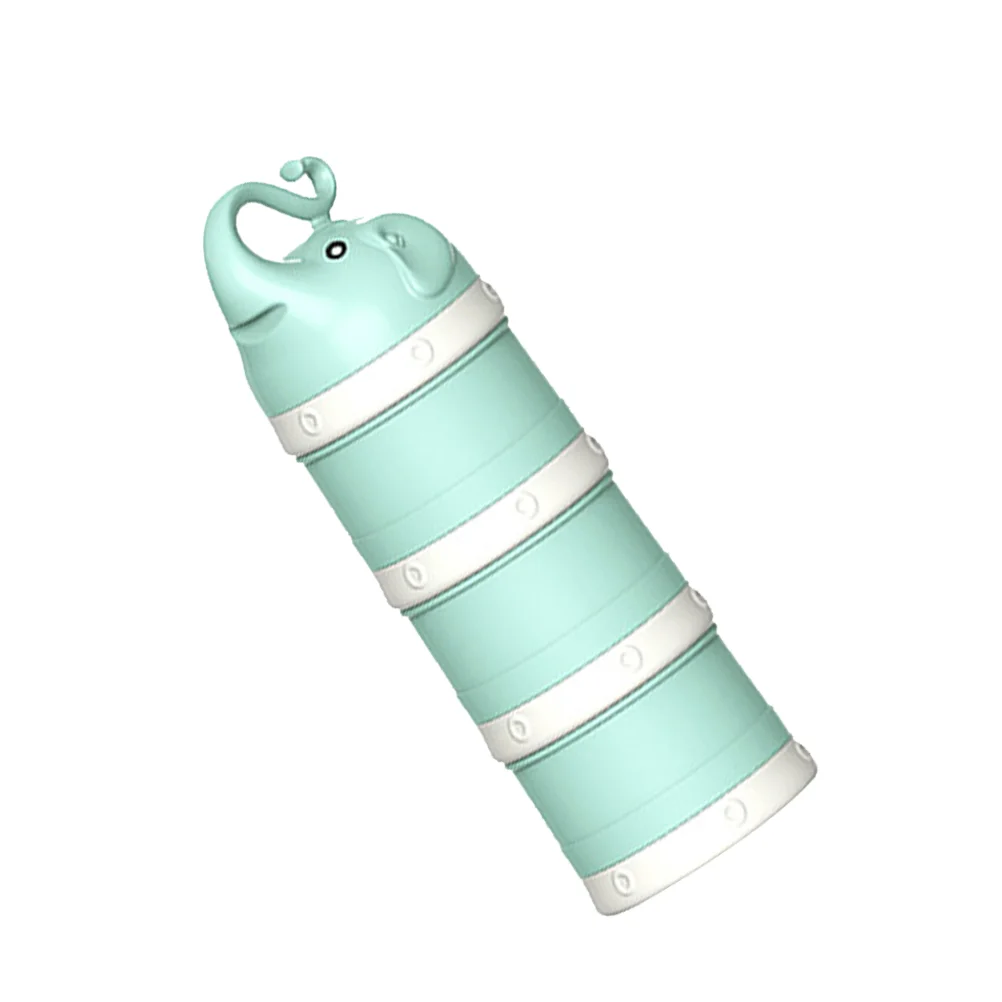 Коробка для детского сухого молока с рисунком слона 3-слойный портативный