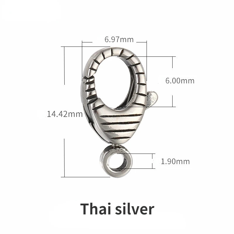 Double Head 8-shaped Buckle S925 Sterling Silver Necklace Buckles Sterling Silver Pearl Universal DIY Jewelry Making Accessories