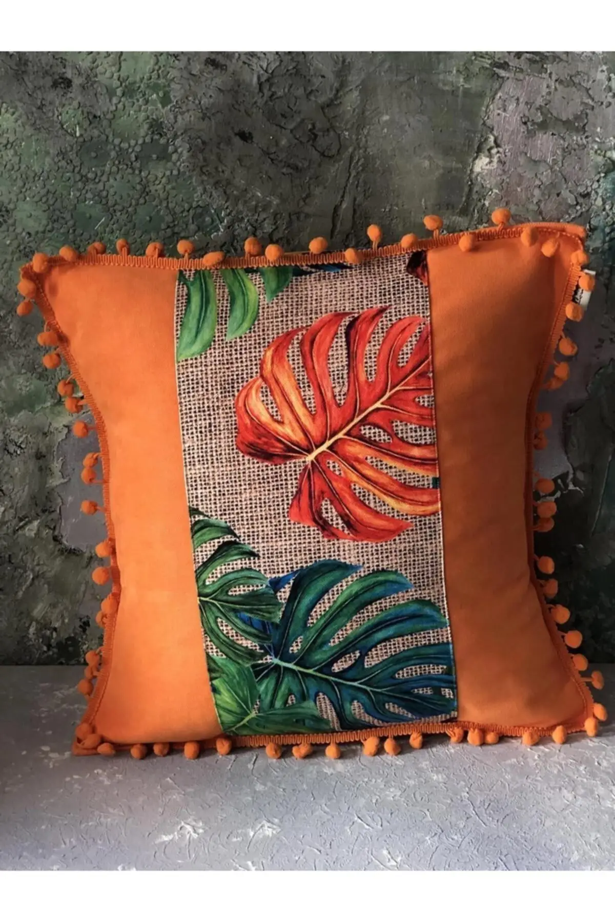 

Orange Tropical Pillowcase