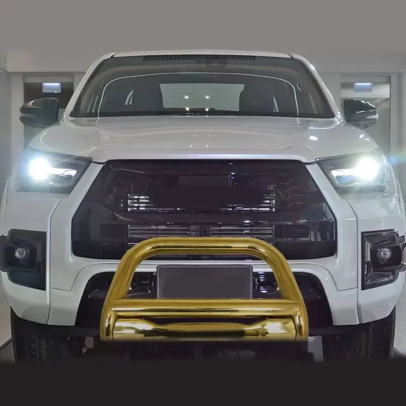 Фото Защитная дуга (бульбар) Dongsui 4x4 из нержавеющей стали U-образной формы для Toyota Hilux Vigo и Ford Ranger №5