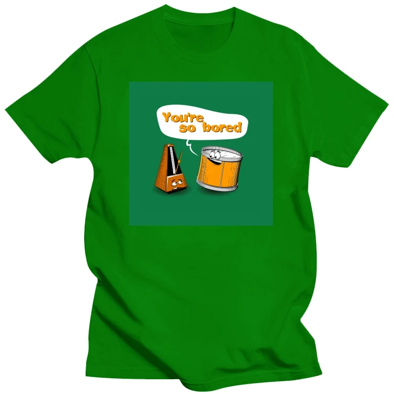 Мужская футболка Funny Drum Хлопок