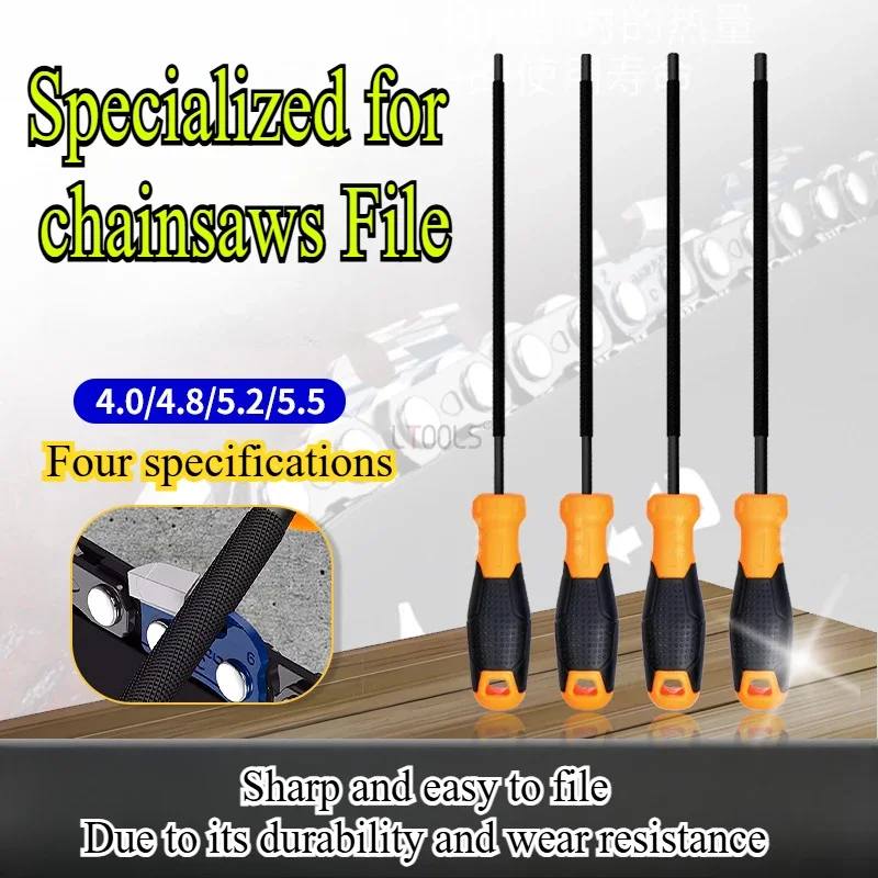 Электрическая пила круглый стальной ручной напильник для бензопилы