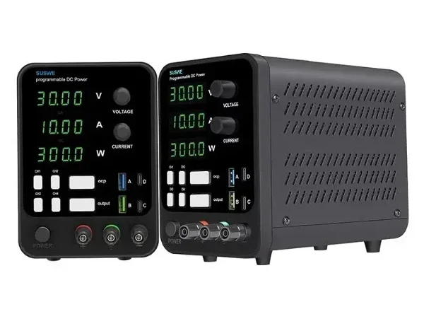 SUSWE цифровой дисплей мощный регулируемый регулятор напряжения постоянного тока