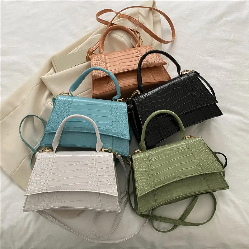 

Foreign Style Texture Handbag Autumn and Winter Single Shoulder Crossbody Bag Popular Female Bag Hourglass Bag Tide