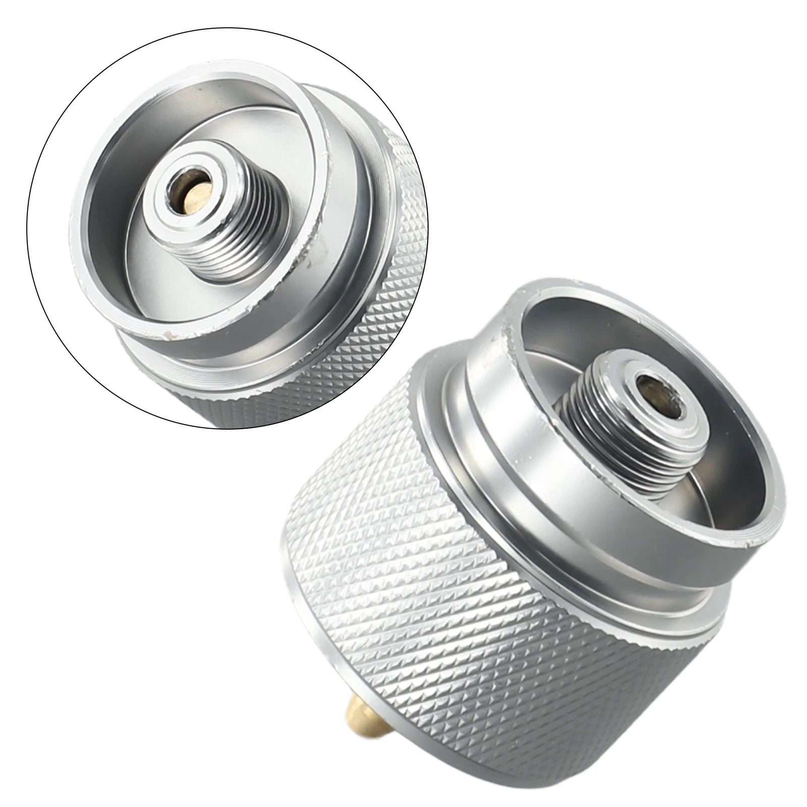 Разъем Адаптер для газовой плиты Алюминиевый сплав + медь EN417 Выход клапана Lindal