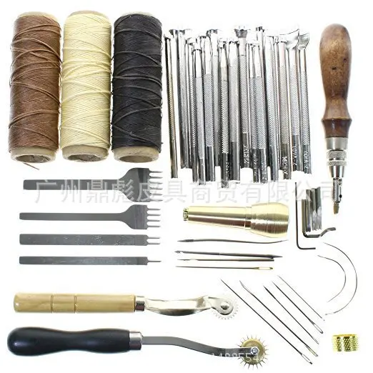 

Diy Leather Tools Set Of 48 Handmade Leather Printing Tools Set Leather Craft Set 04