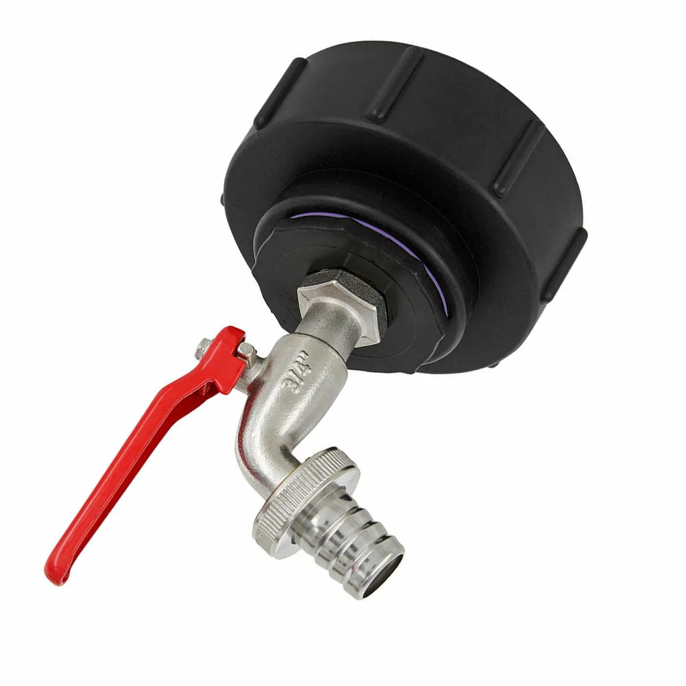 

IBC Adapter Ball Valve 100mm Ball Valve Coarse Thread Industrial Grade